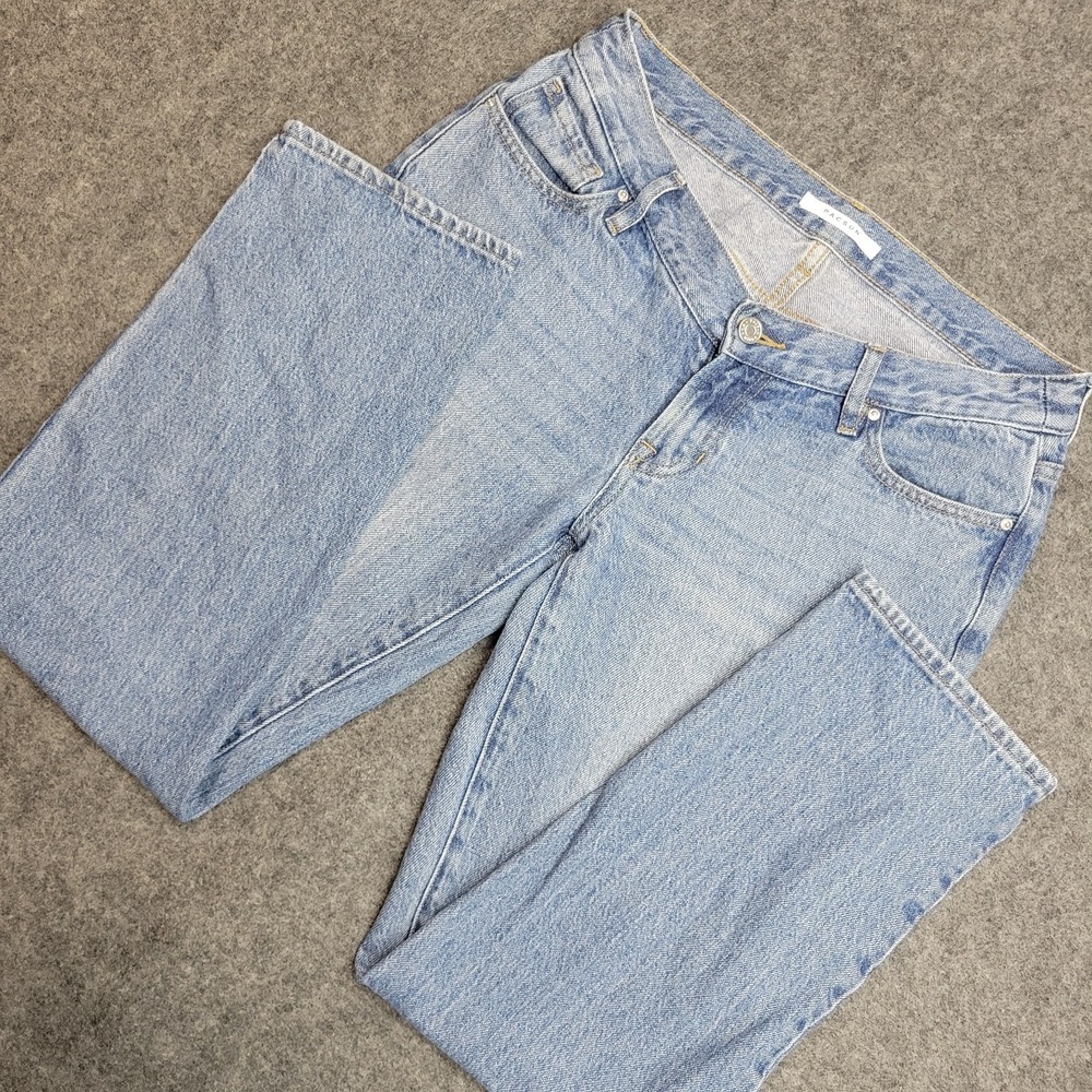 PacSun Jeans Womens 27 Blue Denim Single Stitch Low Rise Straight Leg Streetwear